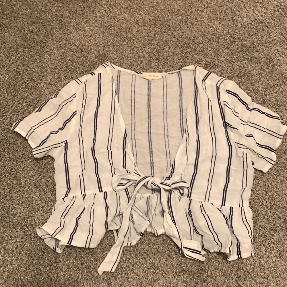 tie front shirt